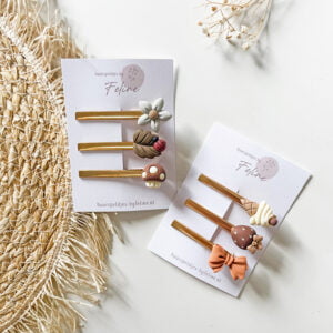 Alligator set knipjes mushroom bow