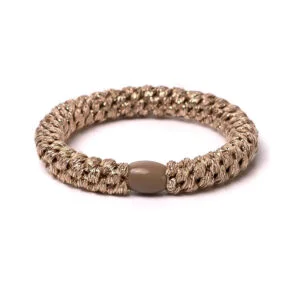 Elastiek/armband - Gold Glitter