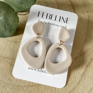 febeline oorbellen donna sand